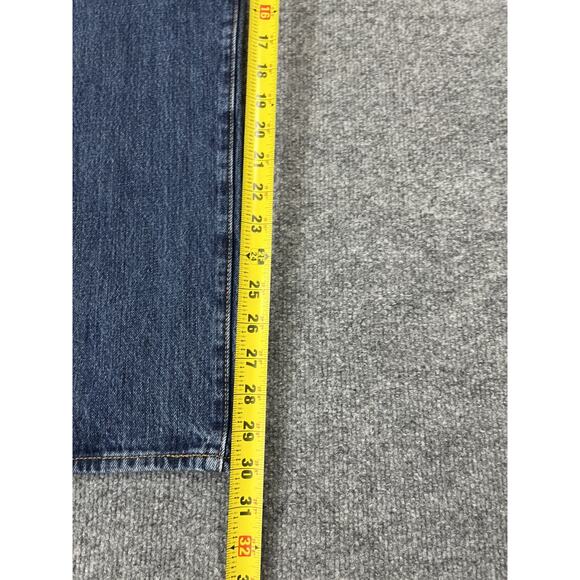 Levis 501 Jeans 30x32 Y2K 90s Grunge Button Fly USA Skater Streetwear Retro Blue - Picture 12 of 14